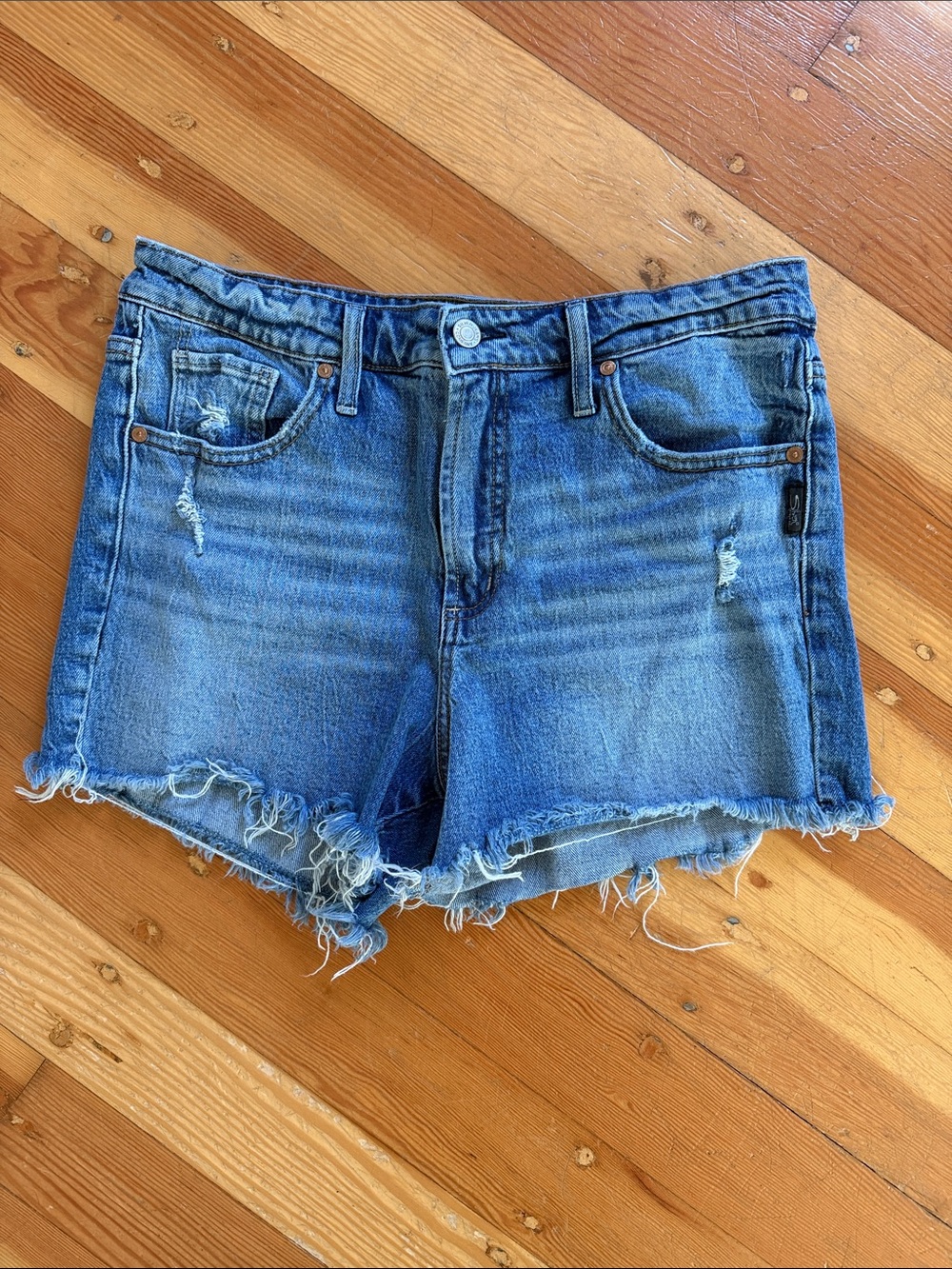 Silver Jeans Beau Shorts Cut Off Denim Shorts 29